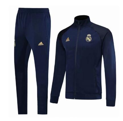 2019-2020 Real Madrid chaqueta de entrenamiento traje azul